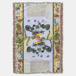 Cobertor Reflexões Iluminadas Azul Pálido