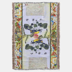 Cobertor Reflexões Iluminadas Azul Pálido