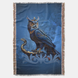 Cobertor Reis dos céus e terra, a majestosa coruja
