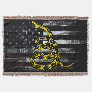 Cobertor Relógio de Cobra e Bandeira Americana Industrial