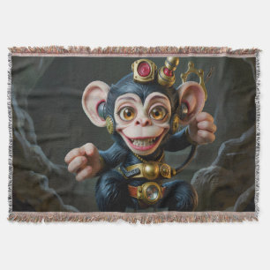 Cobertor Relógio Guardião da Caverna – O Macaco Sussurrante
