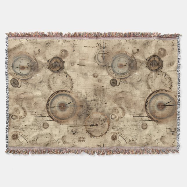 Cobertor Relógio Russo Vapor (11) (Frente)