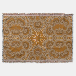 Cobertor Renda Fractal de Caramelo