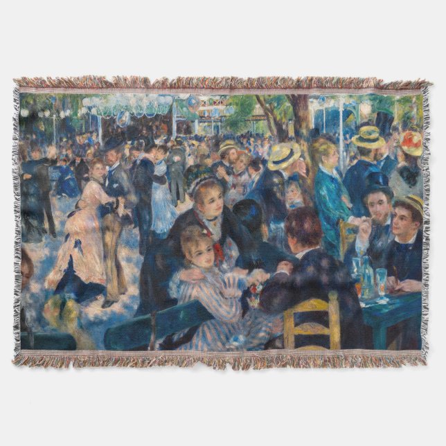 Cobertor Renoir - Dança no Le Moulin de la Galette (Frente)