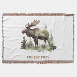 Cobertor Retrato de Mossy Moose Wildlife, personalizado