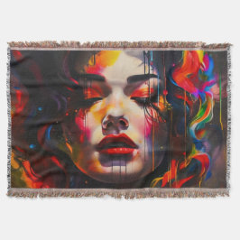 Cobertor Retrato Surreal Negrito