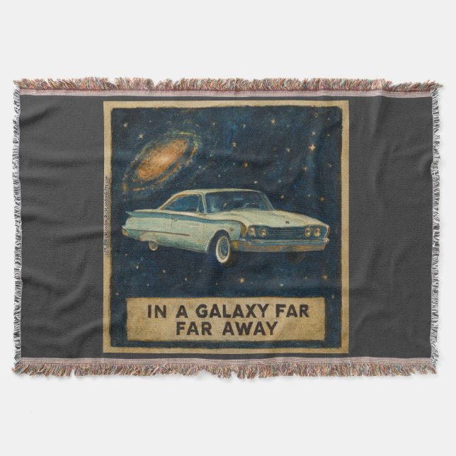 Cobertor Retro Cruiser in Deep Space  (Frente)