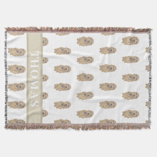 Cobertor Reversível do Ouro Apricot Personalizado (Frente)