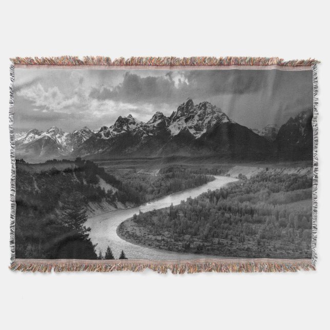 Cobertor Rio Snake de Ansel Adams Teton (Frente)