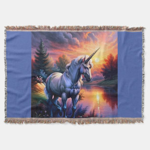 Cobertor Rio Unicórnio do Lago Sunset Sete