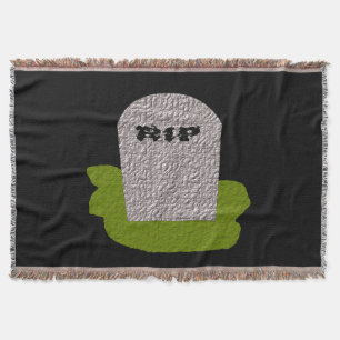 Cobertor RIP Tombstone Thing Blanket