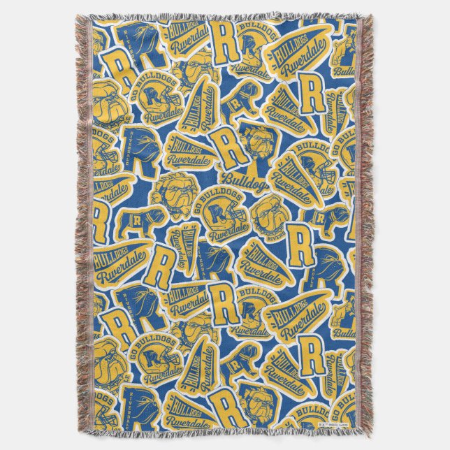 Cobertor Riverdale Football and Cheer Pattern (Frente Vertical)