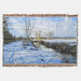 Cobertor Riverside English Winter Walk - Personalizado