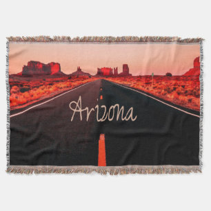 Cobertor Rochas Vermelhas do Deserto de Sunset Arizona