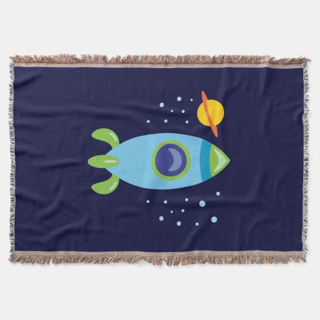 Cobertor Rocket Retro (Frente)