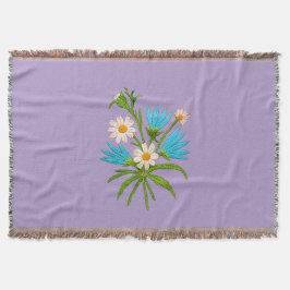 Cobertor Romantic Floral – Botanical Fantasy Bouquet