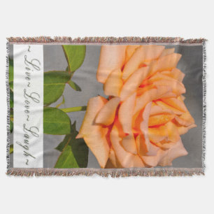 Cobertor Rosa de Lança/Pêssego