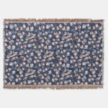 Rosa e Roxo | Padrão Floral de Aquarela