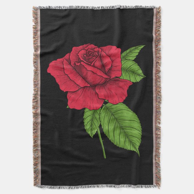 COBERTOR ROSA VERMELHA 2 (Frente Vertical)