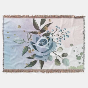 Cobertor Rosas de Aquarela 5