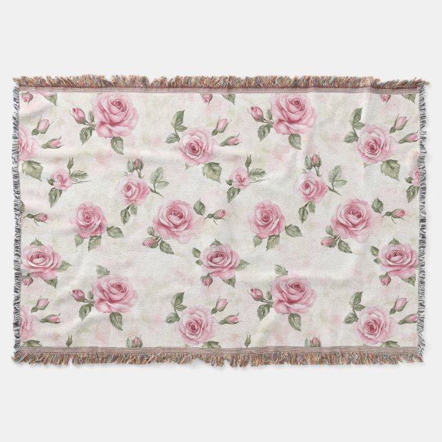 Cobertor Rosas Rosadas Lindas (Frente)