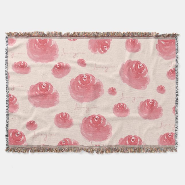 Cobertor Rosas são Rosadas~ (Frente)