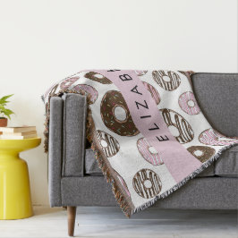 Cobertor Rosquinhas Rosa, Rosquinhas Marrons, Espelhos, Seu