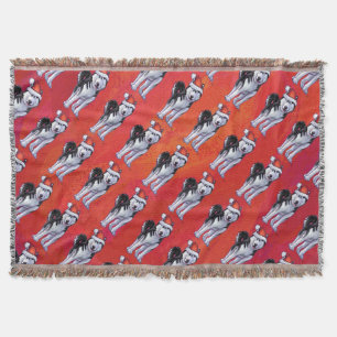 Cobertor Rouco em Santa Hat em Vermelho