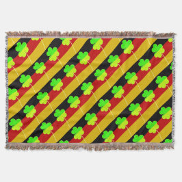 Cobertor Rua De Vestuário Do Bandeira Alemão Irlandês Shamr