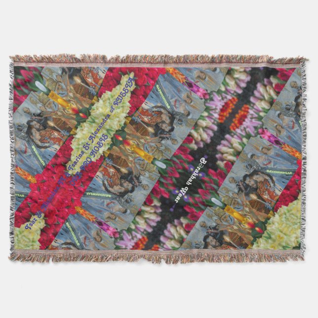 Cobertor Rua Nicholas II e Rua Alexandra da RÚSSIA (Frente)