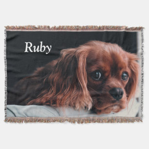 Cobertor Ruby Cavalier King Charles Spaniel Puppy Dog
