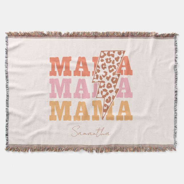 Cobertor Rustic "Mama" Repete (Frente)