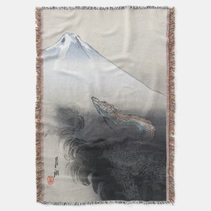 Cobertor Ryu Shoten: Dragão Ascendente sobre Fuji, Japão