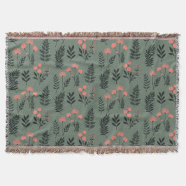 Cobertor Sage Fern Throw Blanket