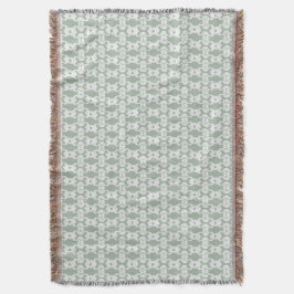 Cobertor Sage Green Damask