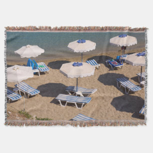 Cobertor Sala de estar o Rodes da praia, ilhas de