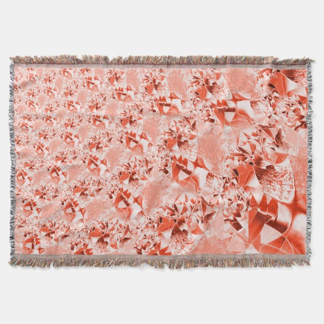 Cobertor Salmões de lanche a vermelho com um pouco brilhant (Frente)