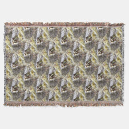 Cobertor Sapo imerso em bolhas de água e espuma de rã