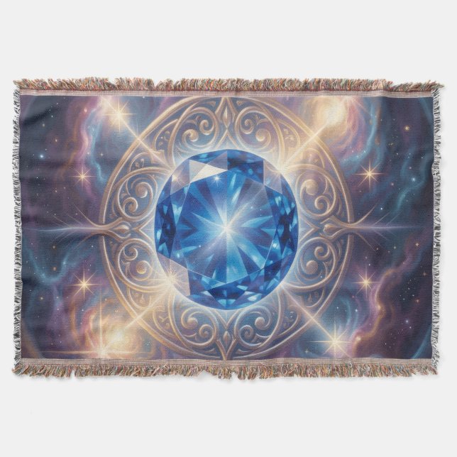 Cobertor Sapphire – The Stone of Truth and Wisdom´6 (Frente)