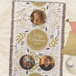 Cobertor Scandinavian Foliage 3 Photo Family Keepsake