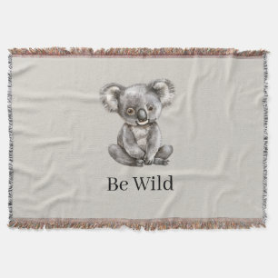 Cobertor Seja Safari de Urso Koala Selvagem