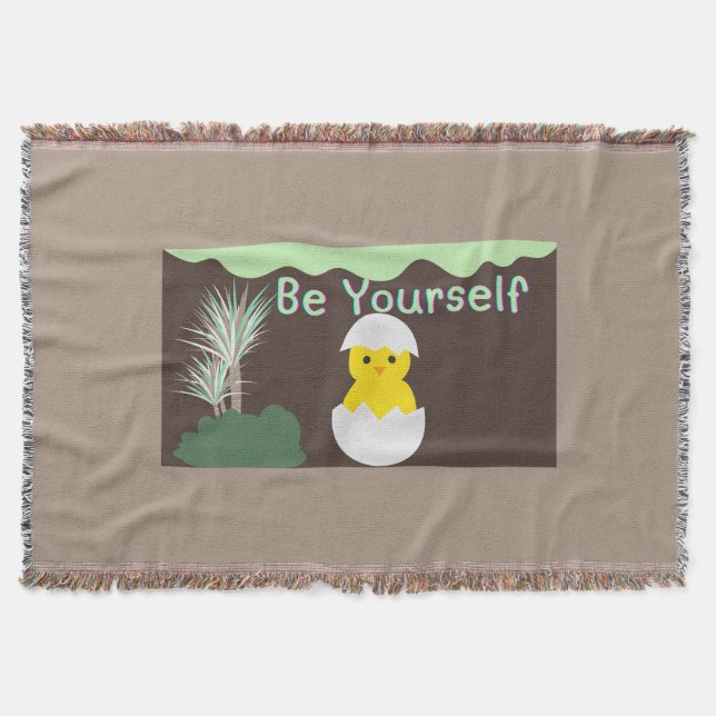 Cobertor Seja você mesmo (Frente)