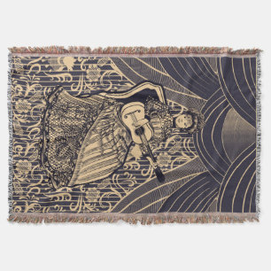 Cobertor Senhora com guitarra