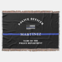 Serviço Policial Thin Blue Line Personalizado