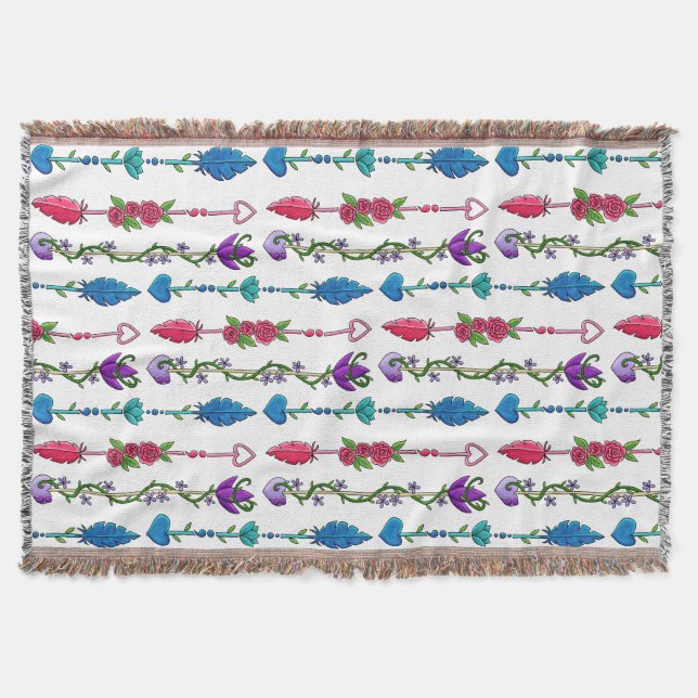 Cobertor Setas do semicolon (Frente)