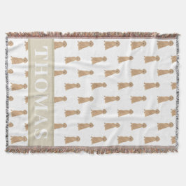 Cobertor Setter Irlandês Personalizado