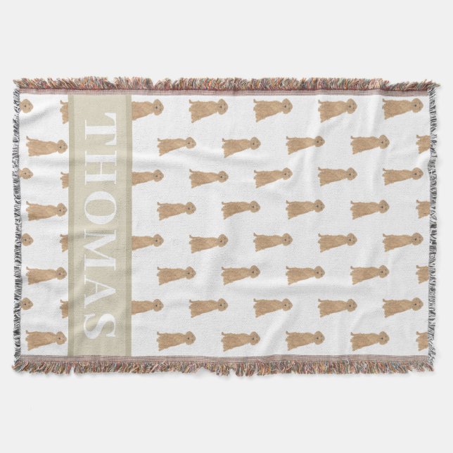 Cobertor Setter Irlandês Personalizado (Frente)