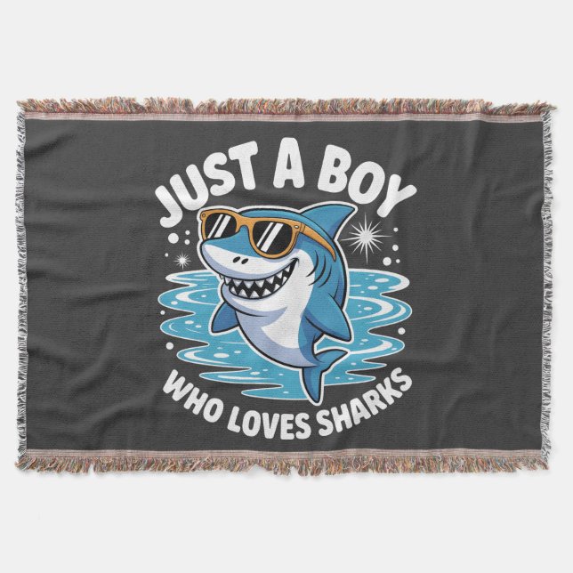 Cobertor Shark Funny Quote  (Frente)