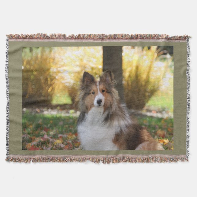 Cobertor Sheltie Throw Blanket (Frente)
