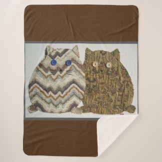 Cobertor Sherpa 2 Gatos Gordos #1